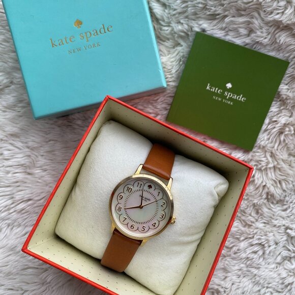 kate spade New York Metro Collection - Watch Gold, Mother of Pearl (Style 0835) - Picture 1 of 9